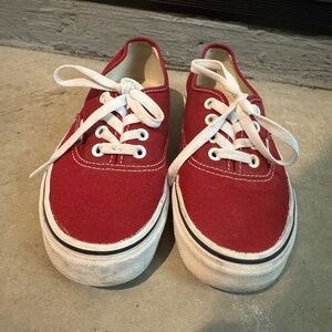 Burgundy Vans Shoes